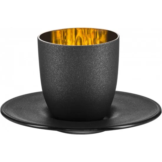Eisch Cosmo gold eszpresszócsésze + csészealj 2 db