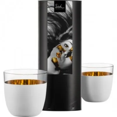 Eisch Cosmo weiss pezsgős pohár 2 db díszdobozban