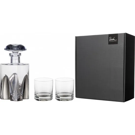 Eisch Gentleman szett, 3 részes, platina