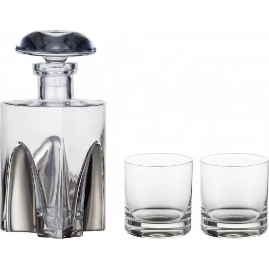 Eisch Gentleman szett, 3 részes, platina